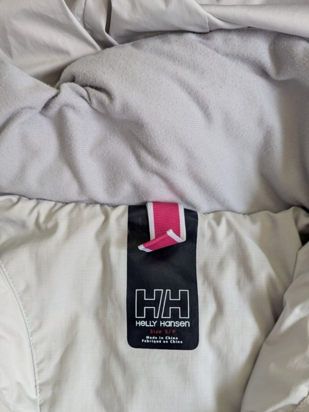 Helly Hansen Aden Down Parka Coat S/P Light Grey - Picture 4 of 16